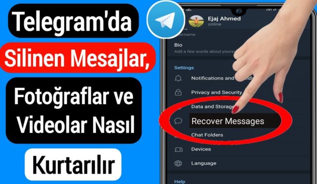 Telegram Silinen Mesajları Geri Getirme – 2024